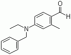 2-Methyl-4-(N-ethyl-N-benzyl)aminobenzaldehyde molecular structure (CAS 77147-13-8)