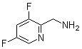 3,5-difluoro-2-Pyridinemethanamine molecular structure (CAS 771574-56-2)