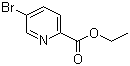 Ethyl 5-bromo-2-pyridinecarboxylate molecular structure (CAS 77199-09-8)