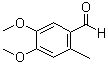 4,5-Dimethoxy-2-methylbenzaldehyde molecular structure (CAS 7721-62-2)
