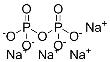 Tetrasodium pyrophosphate molecular structure (CAS 7722-88-5)