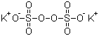 structure of CAS# 7727-21-1, Potassium persulfate;Potassium peroxydisulfate