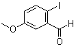2-碘-5-甲氧基苯甲醛分子结构 (CAS 77287-58-2)