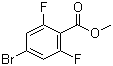 结构式 CAS# 773134-11-5, 4-溴-2,6-二氟苯甲酸甲酯