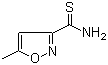 5-Methyl-3-isoxazolecarbothioamide molecular structure (CAS 77358-26-0)
