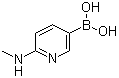 structure of CAS# 774170-15-9, [6-(Methylamino)-3-pyridinyl]boronic acid