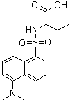N-Dansyl-2-aminobutyric acid molecular structure (CAS 77481-12-0)