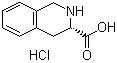 structure of CAS# 77497-95-1, (3S)-1,2,3,4-Tetrahydroisoquinoline-3-carboxylic acid hydrochloride