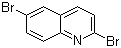 2,6-Dibromoquinoline molecular structure (CAS 77514-31-9)