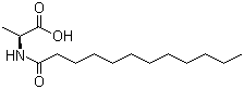 N-Dodecanoyl-L-alanine molecular structure (CAS 775242-37-0)