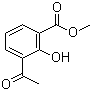 structure of CAS# 77527-00-5, Methyl 3-acetylsalicylate;3-Acetyl-2-hydroxybenzoic acid methyl ester
