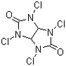 四氯甘脲分子结构 (CAS 776-19-2)