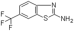2-Amino-6-(trifluoromethyl)-1,3-benzothiazole molecular structure (CAS 777-12-8)