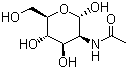 结构式 CAS# 7772-94-3, N-乙酰-D-甘露糖胺