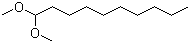 1,1-二甲氧基癸烷分子结构 (CAS 7779-41-1)