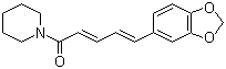 Piperine molecular structure (CAS 7780-20-3)