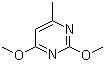 结构式 CAS# 7781-23-9, 2,4-二甲氧基-6-甲基嘧啶