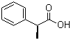 structure of CAS# 7782-24-3, (S)-(+)-2-Phenylpropionic acid;(S)-(+)-Hydratropic acid