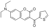 7-Diethylamino-3-thenoyl-coumarin molecular structure (CAS 77820-11-2)