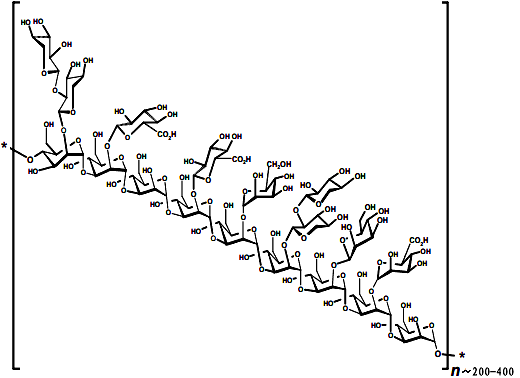 Tremella fuciformis, ext. molecular structure (CAS 778577-37-0)