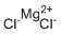Magnesium chloride molecular structure (CAS 7786-30-3)