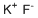 structure of CAS# 7789-23-3, Potassium fluoride