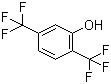 结构式 CAS# 779-88-4, 2,5-双(三氟甲基)苯酚