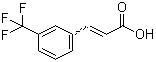 3-(Trifluoromethyl)cinnamic acid   molecular structure (CAS 779-89-5)