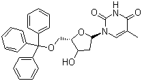 5'-O-Tritylthymidine molecular structure (CAS 7791-71-1)