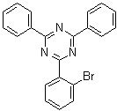 结构式 CAS# 77989-15-2, 2-(2-溴苯基)-4,6-二苯基-1,3,5-三嗪