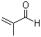 2-甲基丙烯醛分子结构 (CAS 78-85-3)