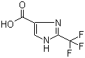 2-Trifluoromethylimidazole-4-carboxylic acid molecular structure (CAS 78016-98-5)