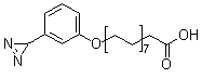 16-[3-(3H-Diazirin-3-yl)phenoxy]hexadecanoic acid molecular structure (CAS 78112-02-4)