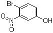 结构式 CAS# 78137-76-5, 4-溴-3-硝基苯酚