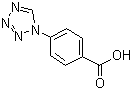 4-(1H-Tetraazol-1-yl)benzoic acid molecular structure (CAS 78190-05-3)