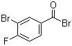 3-Bromo-4-fluorobenzoyl bromide molecular structure (CAS 78239-66-4)