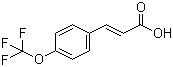 结构式 CAS# 783-13-1, 对三氟甲氧基肉桂酸