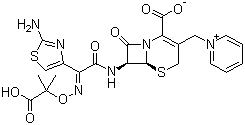 头孢他啶分子结构 (CAS 78439-06-2)
