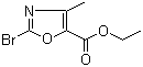 结构式 CAS# 78451-13-5, 2-溴-4-甲基-5-恶唑甲酸乙酯