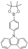 structure of CAS# 785051-54-9, 9-[4-(4,4,5,5-Tetramethyl-1,3,2-dioxaborolan-2-yl)phenyl]-9H-carbazole