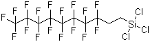 1H,1H,2H,2H-Perfluorodecyltrichlorosilane molecular structure (CAS 78560-44-8)
