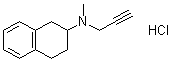 1,2,3,4-Tetrahydro-N-methyl-N-2-propynyl-2-naphthalenamine hydrochloride molecular structure (CAS 78621-26-8)