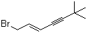 (E)-1-Bromo-6,6-dimethyl-2-hepten-4-yne molecular structure (CAS 78629-21-7)
