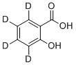 structure of CAS# 78646-17-0, Salicylic Acid-d4;2-Hydroxybenzoic-3,4,5,6-D4 acid;2,3,4,5-tetradeuterio-6-hydroxybenzoic acid