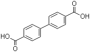 structure of CAS# 787-70-2, Biphenyl-4,4'-dicarboxylic acid;4,4'-Biphenyldicarboxylic acid