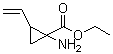 结构式 CAS# 787548-29-2, 1-氨基-2-乙烯基环丙烷羧酸乙酯