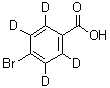 4-Bromobenzoic-2,3,5,6-d<sub>4</sub> acid molecular structure (CAS 787624-24-2)