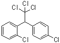 structure of CAS# 789-02-6, o,p'-DDT;1-(o-Chlorophenyl)-1-(p-chlorophenyl)-2,2,2-trichloroethane; 2,4'-DDT; 2,4'-Dichlorodiphenyltrichloroethane; 2-(2-Chlorophenyl)-2-(4-chlorophenyl)-1,1,1-trichloroethane; 2-o-Chlorophenyl-2-p-chlorophenyl-1,1,1-trichloroethane; NSC 33446; NSC 57644; o,p'-Chlorophenothane