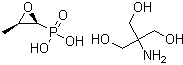 Fosfomycin tromethamine molecular structure (CAS 78964-85-9)