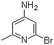2-Bromo-6-methylpyridin-4-amine molecular structure (CAS 79055-59-7)